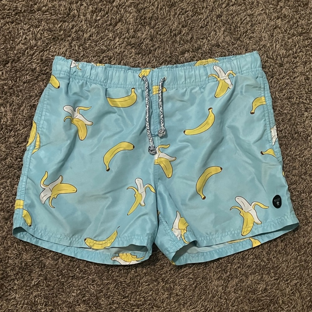 Molokai Swim Trunks Mens Size Medium 31-33W Drawstring Surf Shorts